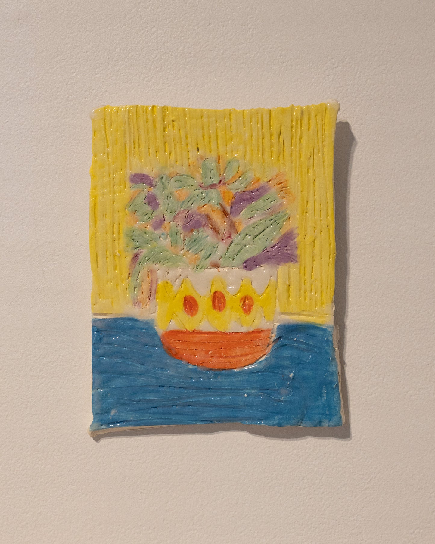 Garden Tile 1, 2025, ceramic, 11 x 15cm