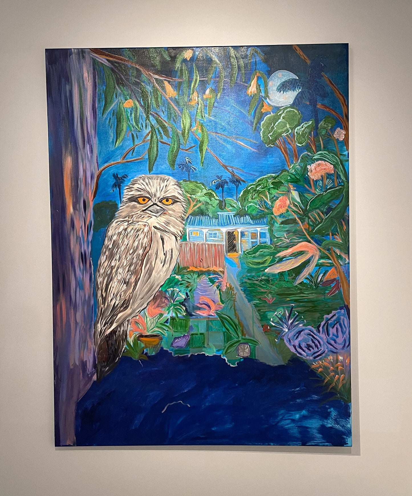 Tawny, 2025, acrylic on canvas, 91 x 122cm