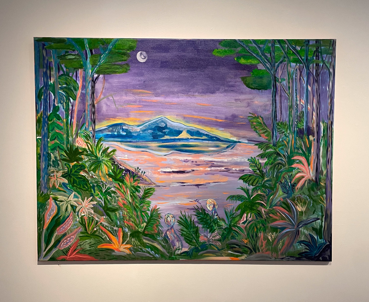 Is that Moreton?, 2025, acrylic on canvas, 122 x 91cm